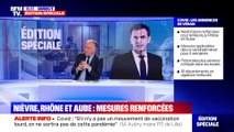 Édition Spéciale : Mesures sanitaires renforcées pour Nièvre, Rhône et Aube - 25/03