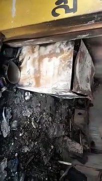 शॉर्ट सर्किट से किराणा दुकान में आग से लाखों का सामान जला