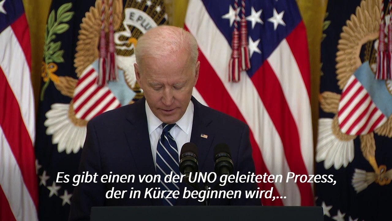 Biden: USA wollen nicht mehr lange in Afghanistan bleiben