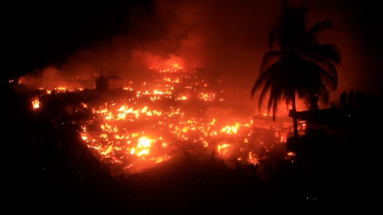 Sierra Leone : un incendie ravage un bidonville...