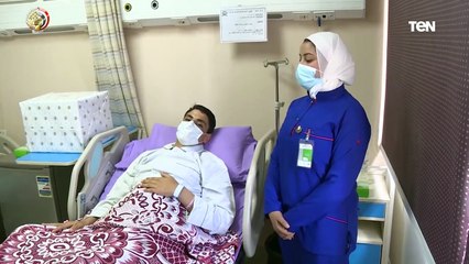 زيارة الفريق أول محمد زكى القائد العام للقوات المسلحة للمرضى والمصابين بالمجمع الطبى للقوات المسلحة
