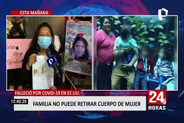 Familia sigue rogando a autoridades para enterrar cuerpo repatriado de Doña Roxana