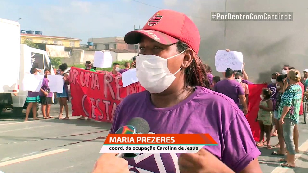 Os "Sem Nada" protestam