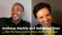 Watch Anthony Mackie and Sebastian Stan Hilariously Quiz Each Other on Their Avengers Knowledge