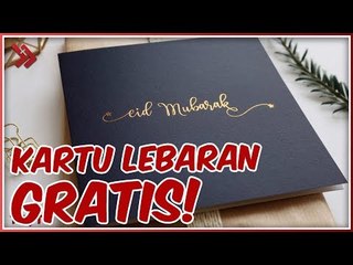 Download Video: GRATIS DAN MUDAH! Cara Bikin Kartu Lebaran Pake Aplikasi Kece! #TTJT