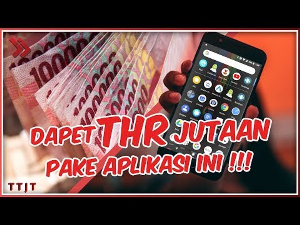 GRATIS THR! 5 Aplikasi Penghasil Duit Terbaru.. Mau THR? #TTJT