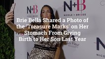 Brie Bella Shared a Photo of the 'Treasure Marks' on Her Stomach From Giving Birth to Her