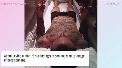 Adam Levine dévoile son impressionnant nouveau tatouage