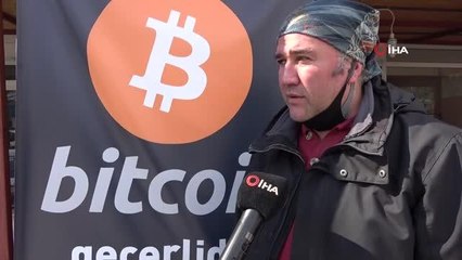 'Bitcoin' ile kumpir satışı başladı