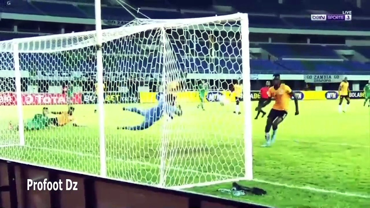 أهداف مباراة الجزائر وزامبيا - تصفيات كأس أمم أفريقيا Zambie - Algérie   (3-3)