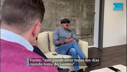 Verón  "Uno puede errar todos los días cuando toma decisiones"