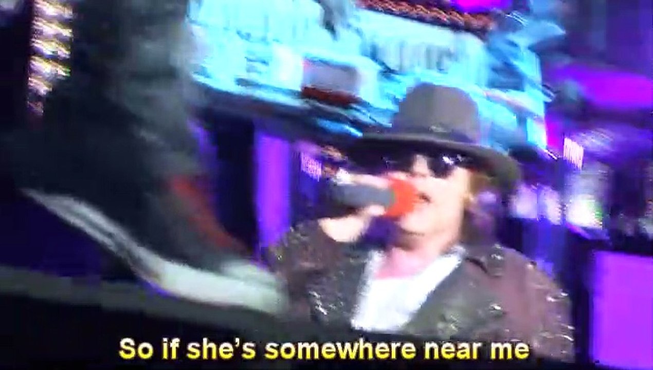 "This I Love" Sao Paulo 2014 w/Lyrics Parque Anhembí Guns N' Roses
