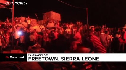 فيديو: حريق هائل يحوّل حياً بأكمله إلى رماد في سيراليون