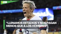 Megan Rapinoe lucha contra la desigualdad de genero