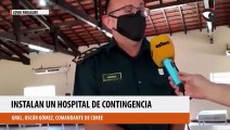 Ante la falta de camas y equipo médico, instalan un hospital de contingencia para pacientes con Covid-19 en un cuartel militar en Paraguay