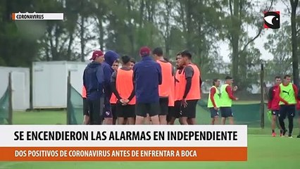 Independiente dos positivos de coronavirus antes de enfrentar a Boca