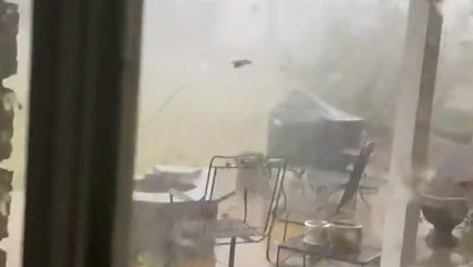 Alabaman barely makes it to safety