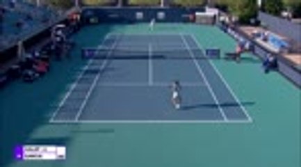 Halep fights back to beat Garcia in Miami