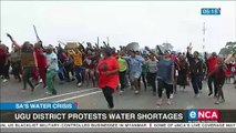 UGU District protests water shortages