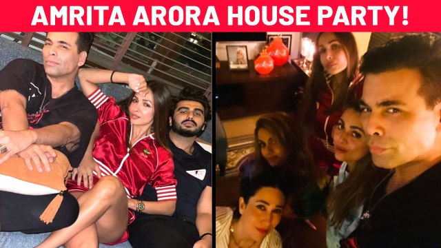 Malaika's Cozy Pic, Karan - Gauri's Group Selfie| Bollywood Stars ATTEND Amrita Arora's House Party