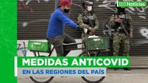 Medidas especiales anticovid en las regiones