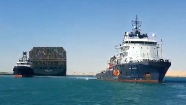 Container ship refloated, Suez Canal reopens