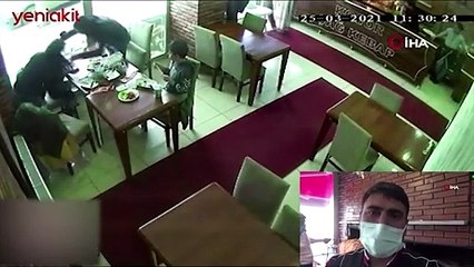 Kars'ta boğazına et kaçan çocuğu iş yeri sahibi kurtardı