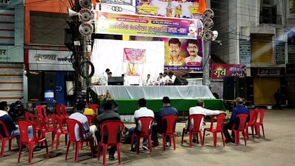 शहर के बड़ा चौक में सुंदरकांड पाठ का आयोजन