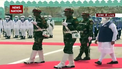 PM modi: पीएम मोदी पहुंचे ढाका, शेख हसीना ने किया स्वागत