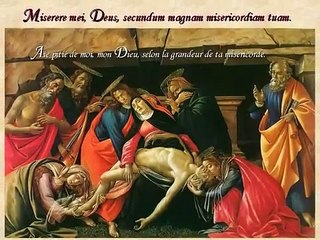 ✝ Miserere Deus -Psaume 50 chanté en latin ✝