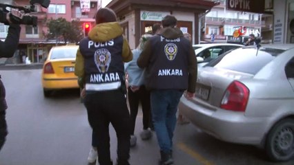 Ankara'da eve çağırdıkları kişileri gasp eden çeteye “Yarasa Kız” operasyonu: 115 gözaltı