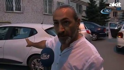 Aracını başka binanın önüne park edince olanlar oldu