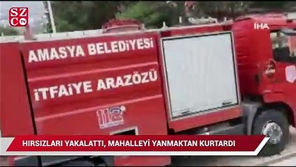 Saliha nine hırsızları yakalattı, mahalleyi yanmaktan kurtardı