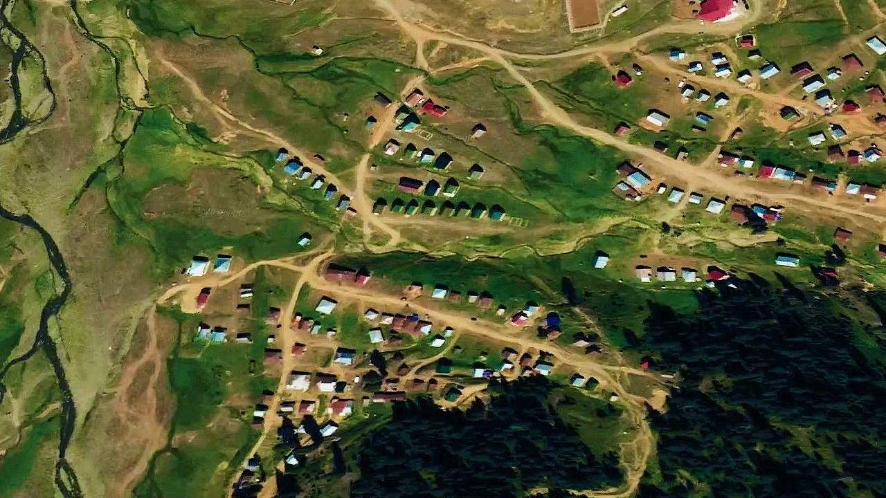 View - 3D view of village