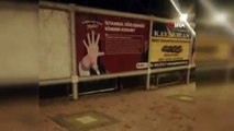 Billboardlara asılan “İstanbul Sözleşmesi Kimden Korur” afişine tepki