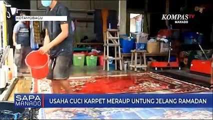 Usaha Cuci Karpet Meraup Untung Jelang Ramadan