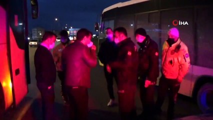 Şehirlerarası otobüste maske tartışması...Yolcu muavinin boğazını sıktı