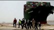 Desencallar el carguero atrapado en el Canal de Suez podría llevar varios días e incluso semanas