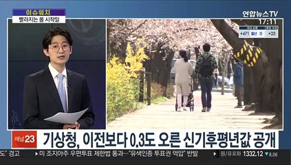 [이슈워치] 100여년 만에 가장 빠른 벚꽃…뚜렷한 기온 상승