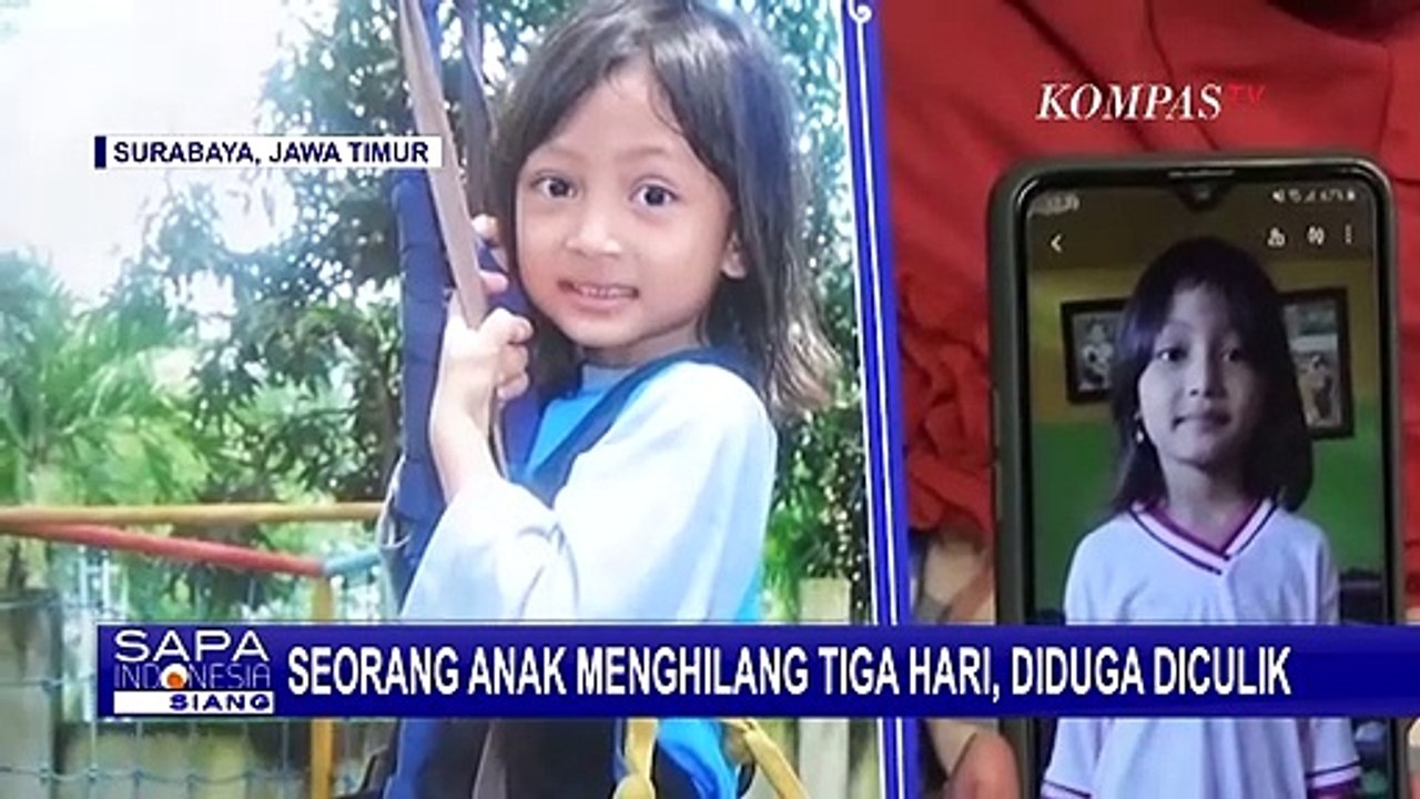 Pergi Bermain, Bocah 7 Tahun di Surabaya Sudah 3 Hari Hilang