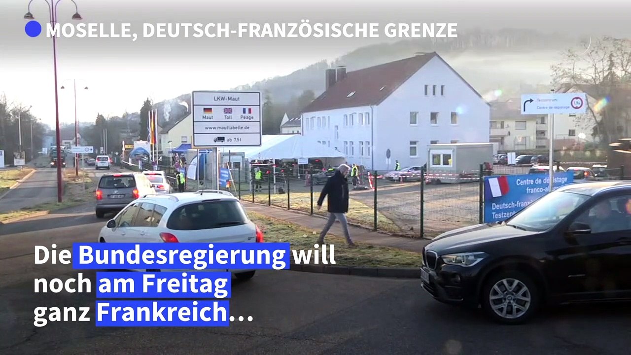 Deutschland will Frankreich offenbar als Hochinzidenzgebiet einstufen