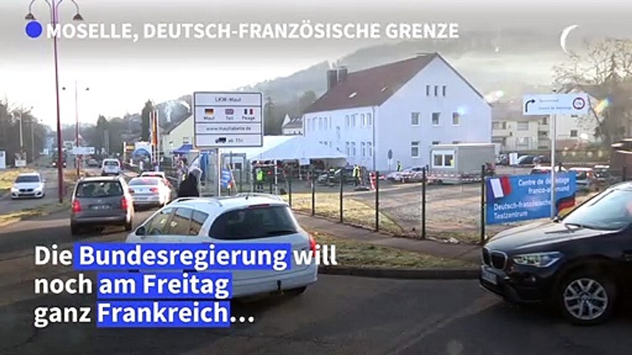 Deutschland will Frankreich offenbar als Hochinzidenzgebiet einstufen