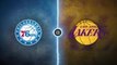 Lakers fall to four-game losing streak in loss to 76ers