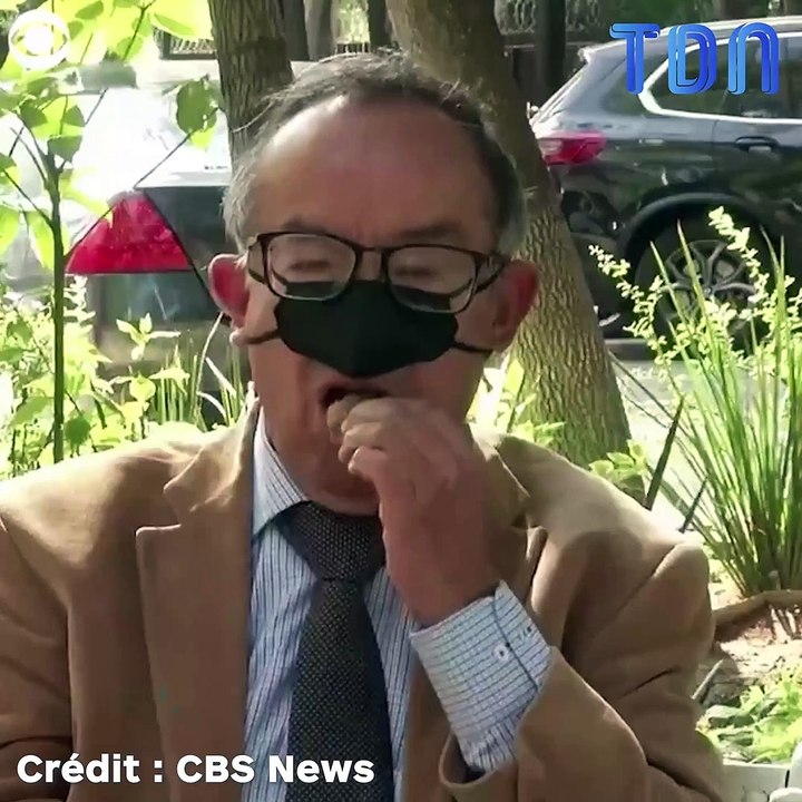 Ce masque spécial "nez" va vous permettre de manger masqué !