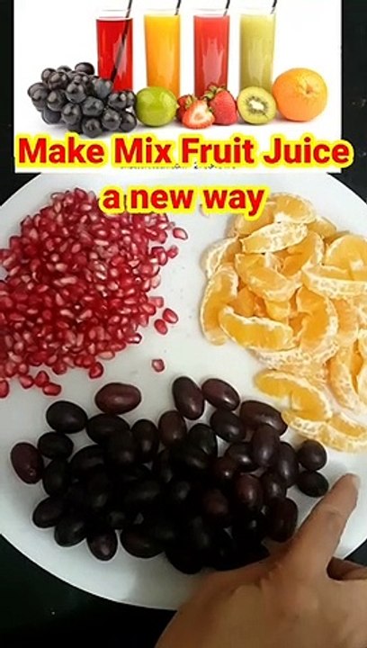 #Mix fruit juice #Make mix fruit juice in a new way #Shorts #How to make homemade fresh Juice by Safina kitchen