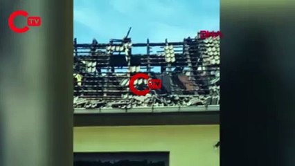 Damadına kızan Alman dehşet saçtı: İki Türk ailenin oturduğu ev yandı