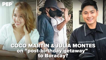 Coco Martin, Julia Montes together in Boracay | PEP Hot Story