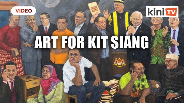 Tony Pua pays tribute to Kit Siang with 'Langkah Sheraton' painting