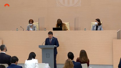 Pere Aragonès: "Movilizaremos 700 millones de euros para hacer frente a la emergencia social"