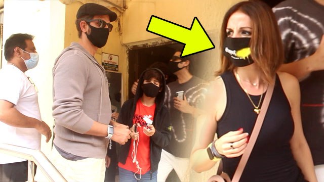 Aly Goni के भाई Arslan के साथ के बाद अब Sussanne दिखी ex husband Hrithik Roshan के साथ | FilmiBeat